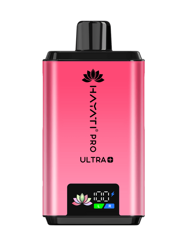 Hayati Pro Ultra Plus 25k Puffs Vape Kit Strawberry Grapefruit and Strawberry Dragonfruit