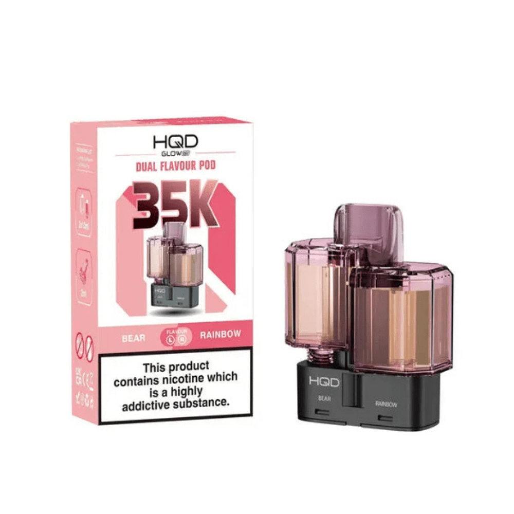 HQD Glow Air 35K Prefilled Pod Bear / Rainbow - EUK
