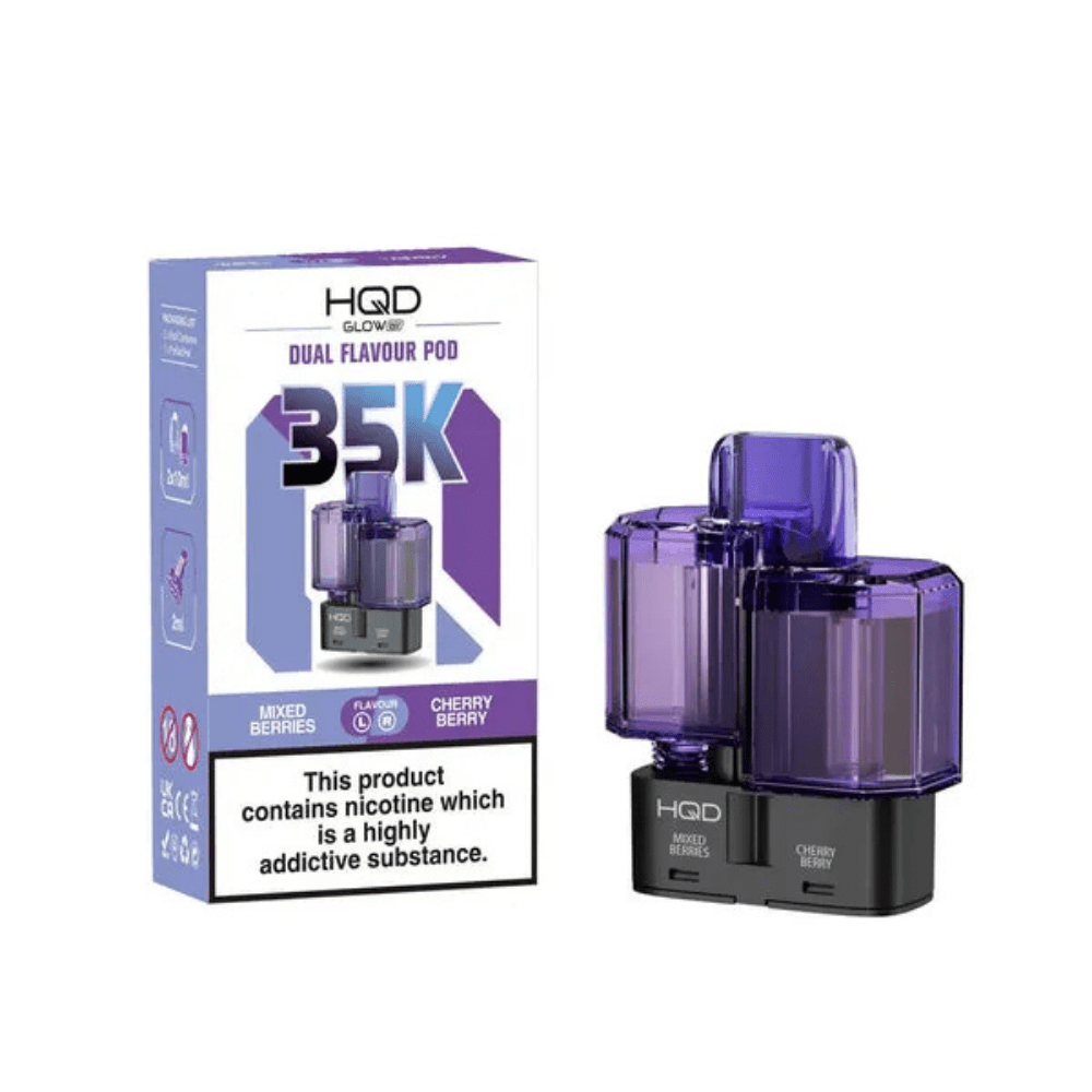 HQD Glow Air 35K Prefilled Pod Mixed Berries / Cherry Berry - EUK