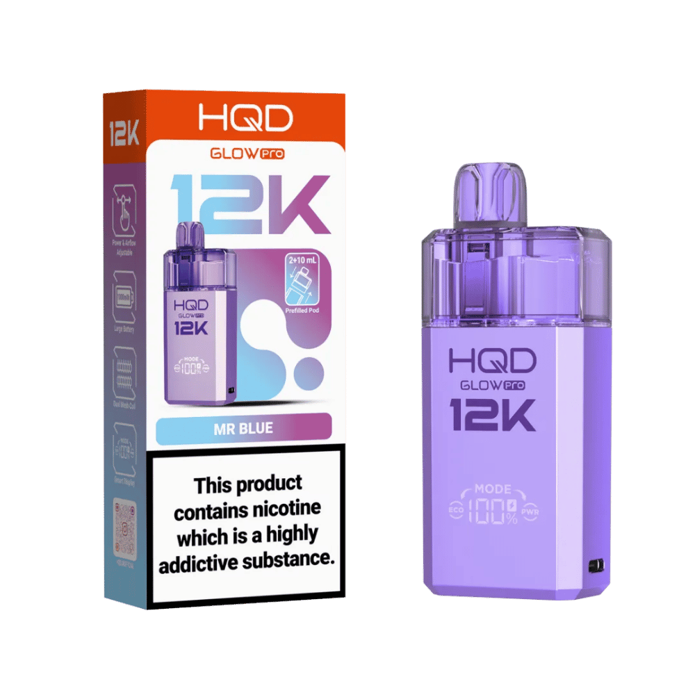 HQD Glow Pro 12K Prefilled Pod Kit Mr Blue - EUK