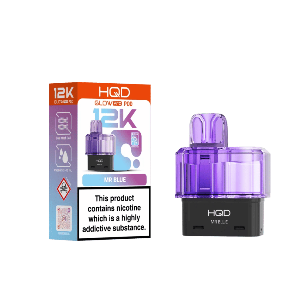 HQD Glow Pro 12K Refill Pod Mr Blue - EUK