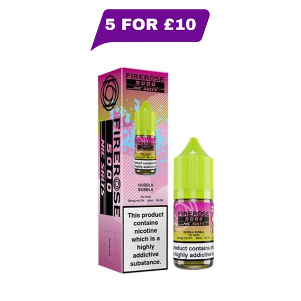 Hubbla Bubbla Nic Salt E-Liquid By Firerose