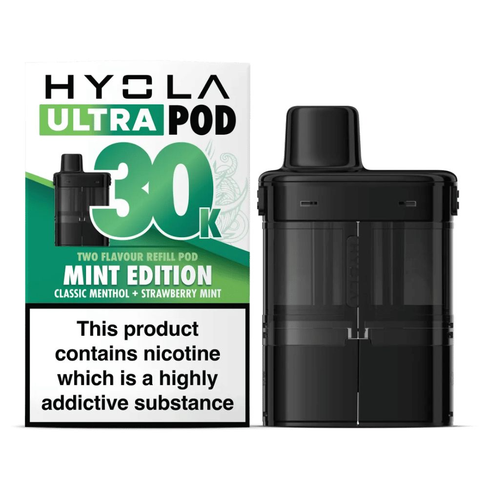 Hyola Ultra 30K Prefilled Replacement Pods Mint Edition - EUK