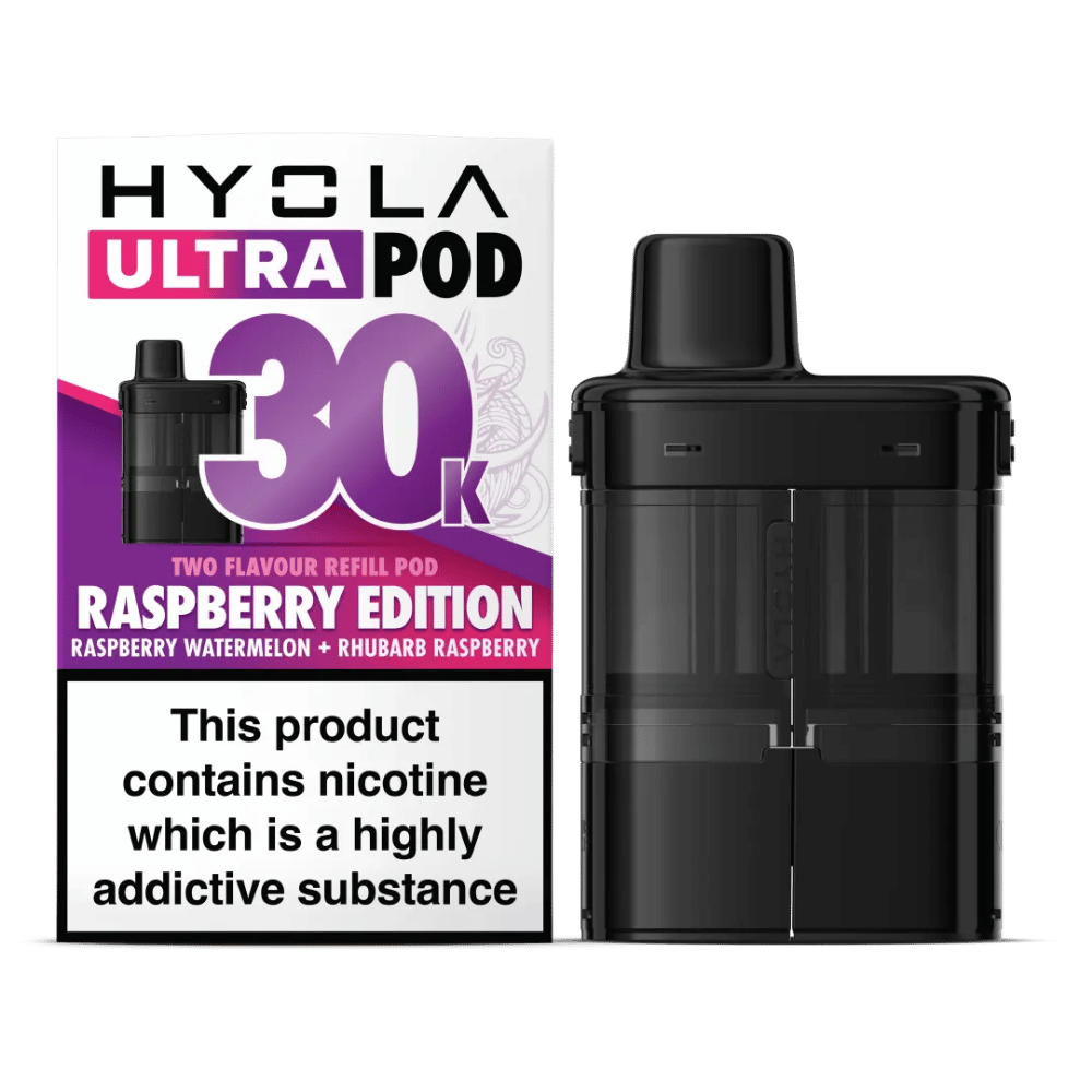 Hyola Ultra 30K Prefilled Replacement Pods Raspberry Edition - EUK