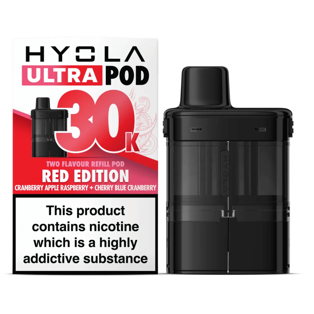Hyola Ultra 30K Prefilled Replacement Pods Red Edition - EUK