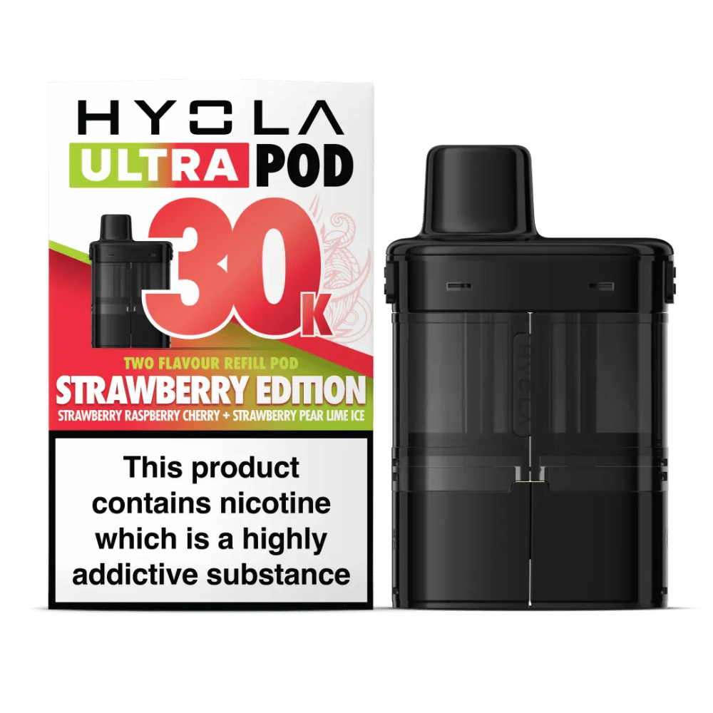 Hyola Ultra 30K Prefilled Replacement Pods Strawberry Edition - EUK