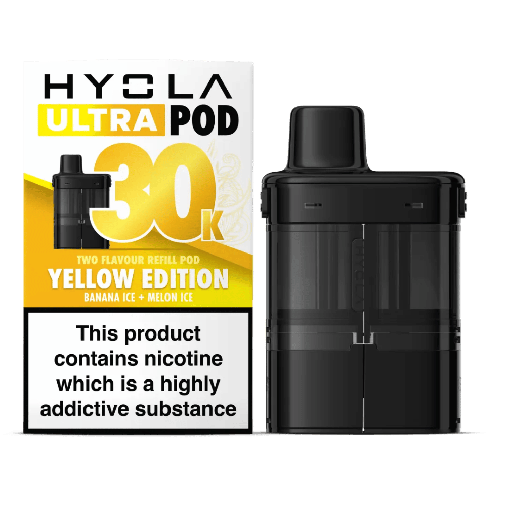 Hyola Ultra 30K Prefilled Replacement Pods Yellow Edition - EUK