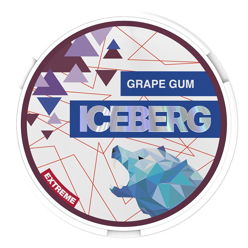 Iceberg Grape Gum Nicotine Pouches - EUK