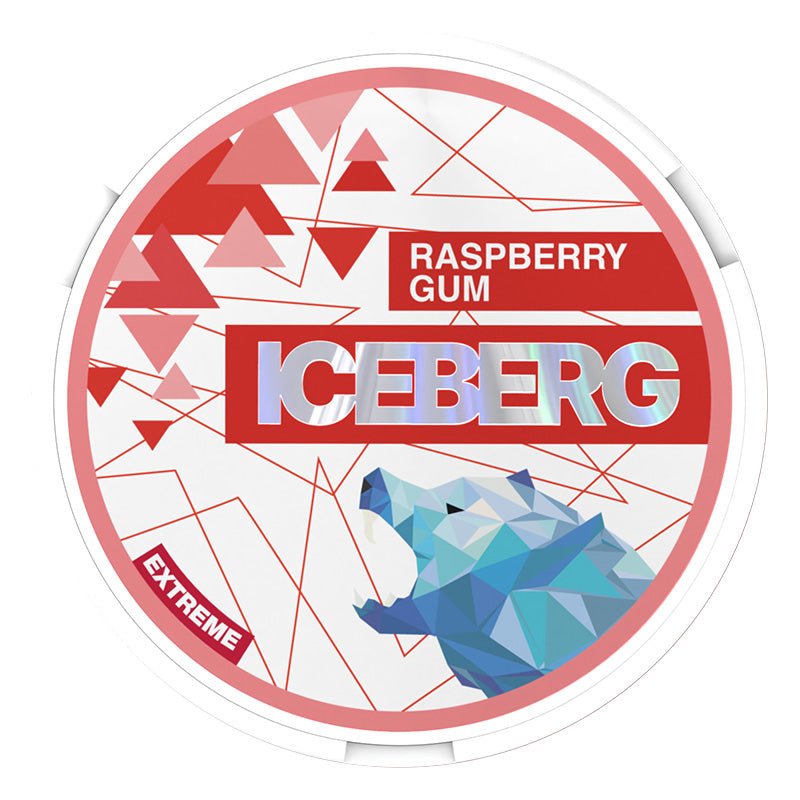 Iceberg Raspberry Gum Nicotine Pouches - EUK