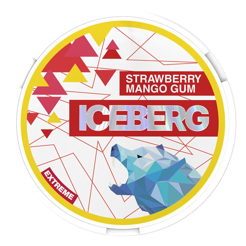 Iceberg Strawberry Mango Gum Nicotine Pouches - EUK