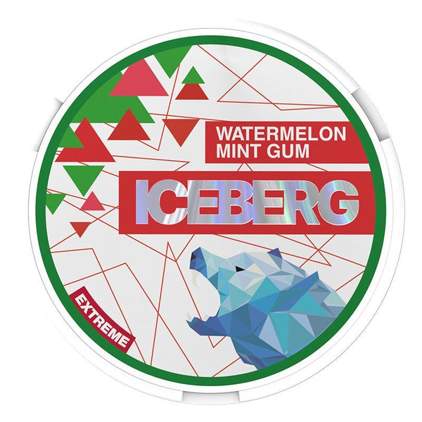 Iceberg Watermelon Mint Gum Nicotine Pouches