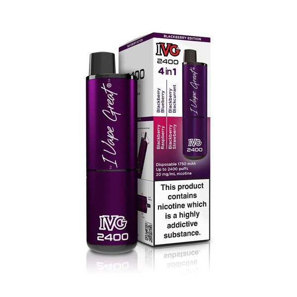 IVG 2400 4 in 1 Multi Flavour Blackberry Edition
