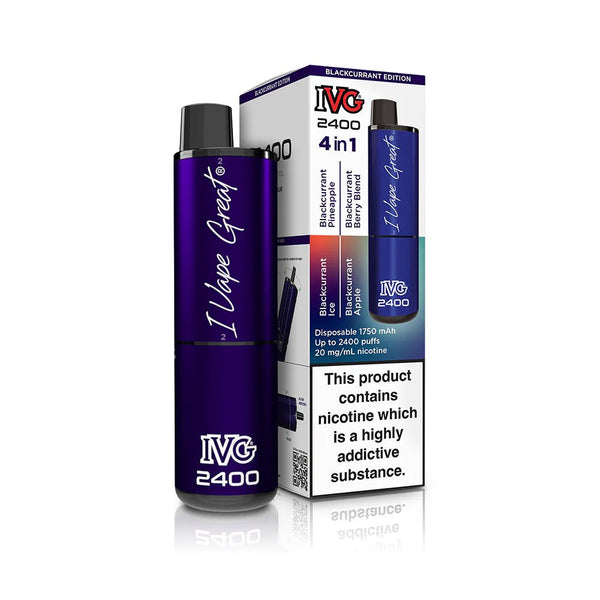 IVG 2400 4 in 1 Multi Flavour Blackcurrant Edition