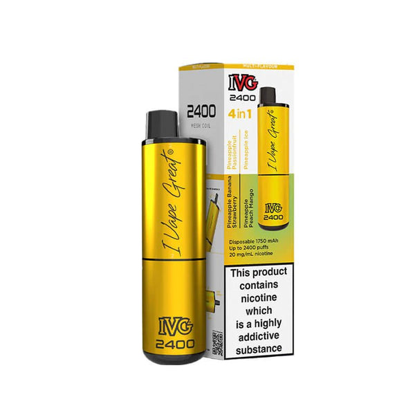 IVG 2400 4 in 1 Multi Flavour Pineapple Edition