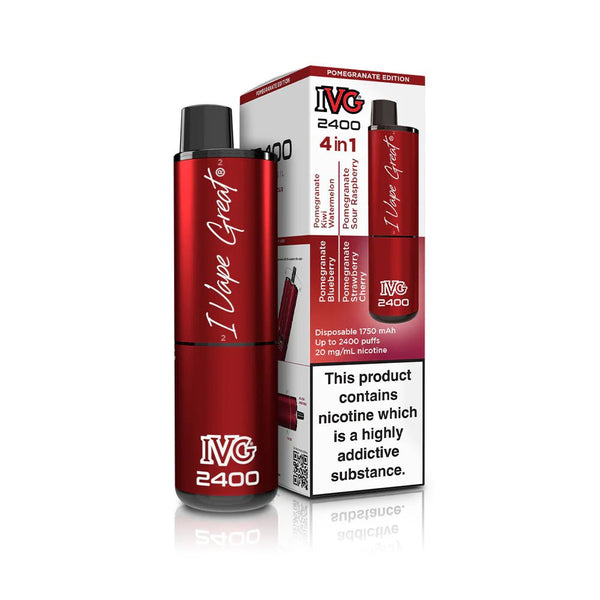 IVG 2400 4 in 1 Multi Flavour Pomegranate Edition