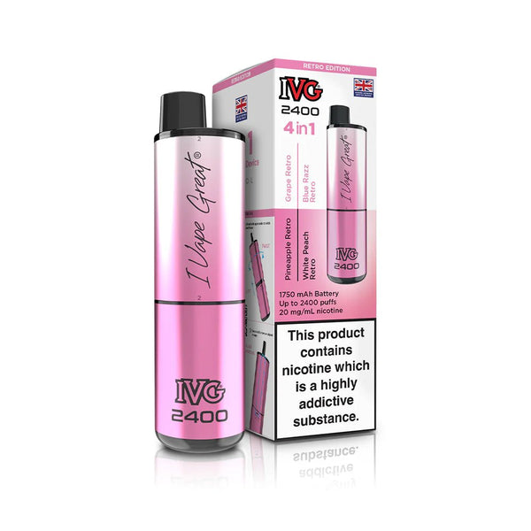 IVG 2400 4 in 1 Multi Flavour Retro Edition