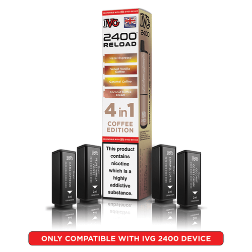 IVG 2400 Reload Prefilled Vape Pods