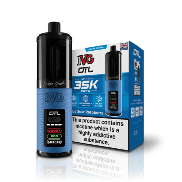 IVG DTL 35k Prefilled Pod Kit Blue Sour Raspberry