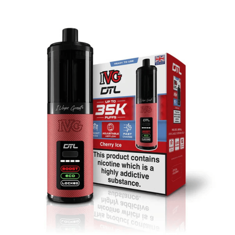 IVG DTL 35k Prefilled Pod Kit Cherry Ice - EUK