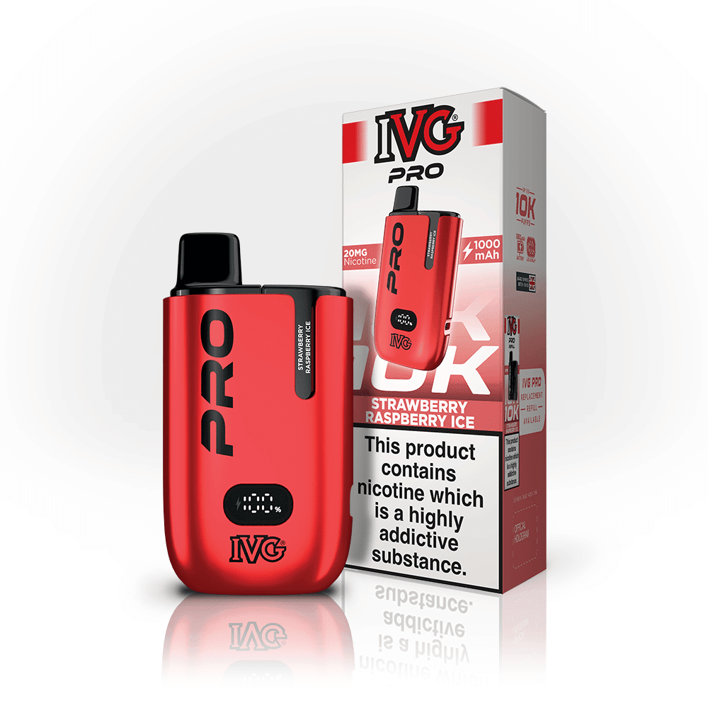 IVG Pro 12 Vape Kit Strawberry Raspberry Ice - EUK