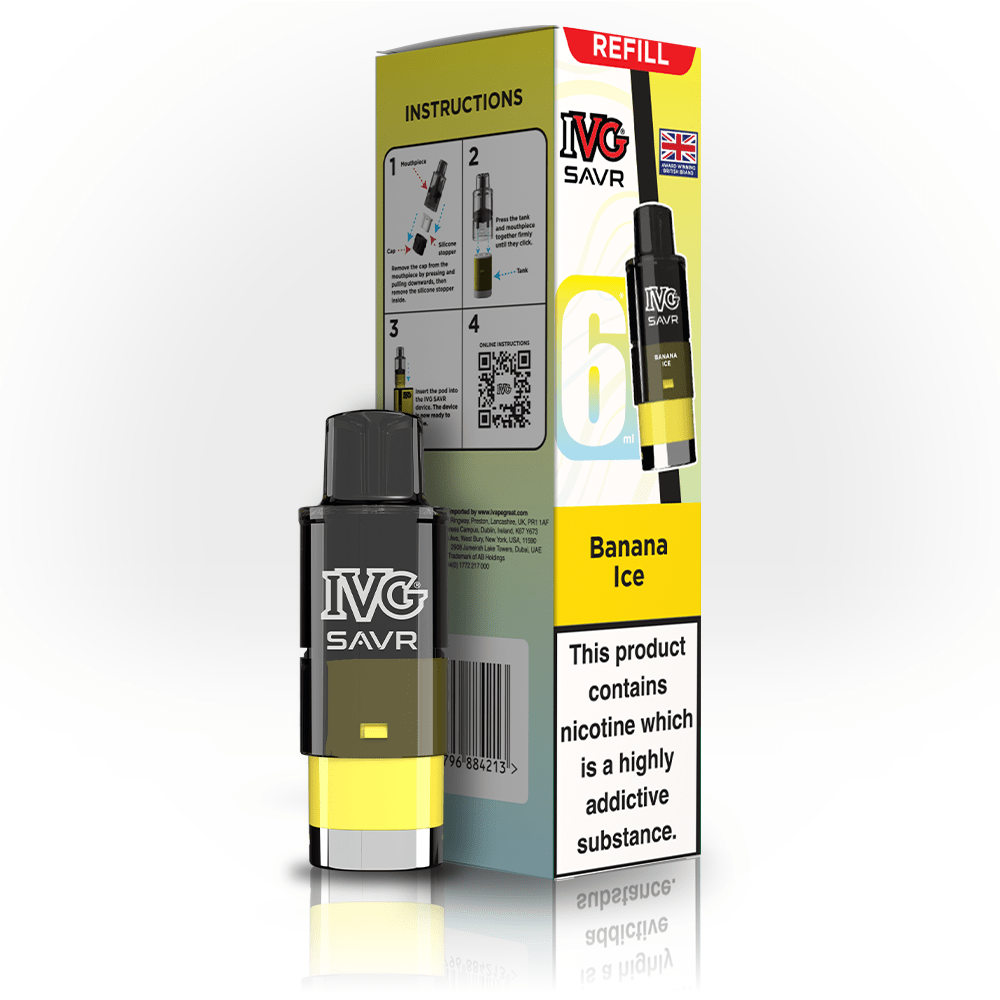 IVG SAVR Banana Ice Refill - EUK