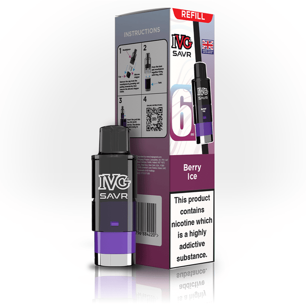 IVG SAVR Berry Ice Refill