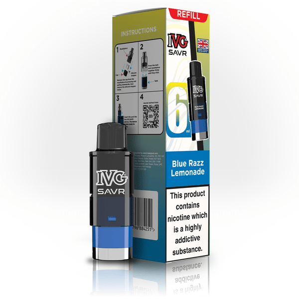 IVG SAVR Blue Razz Lemonade Refill