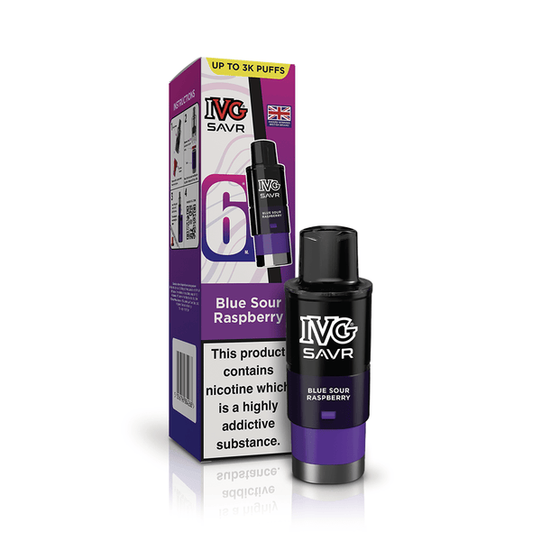 IVG SAVR Blue Sour Raspberry Refill