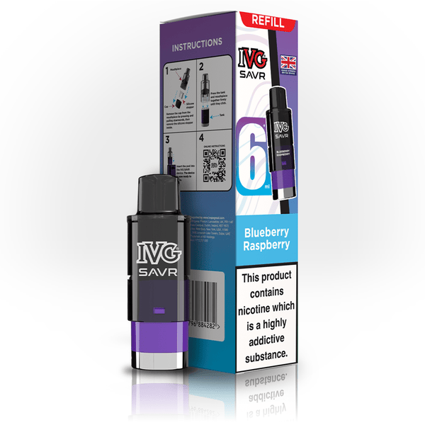 IVG SAVR Blueberry Raspberry Refill