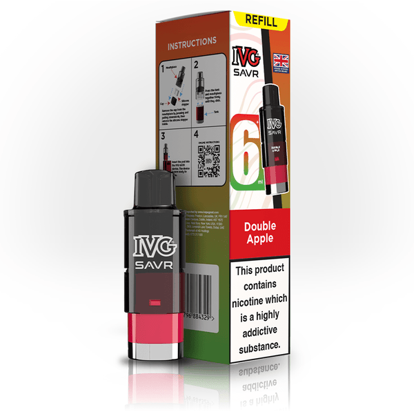 IVG SAVR Double Apple Refill