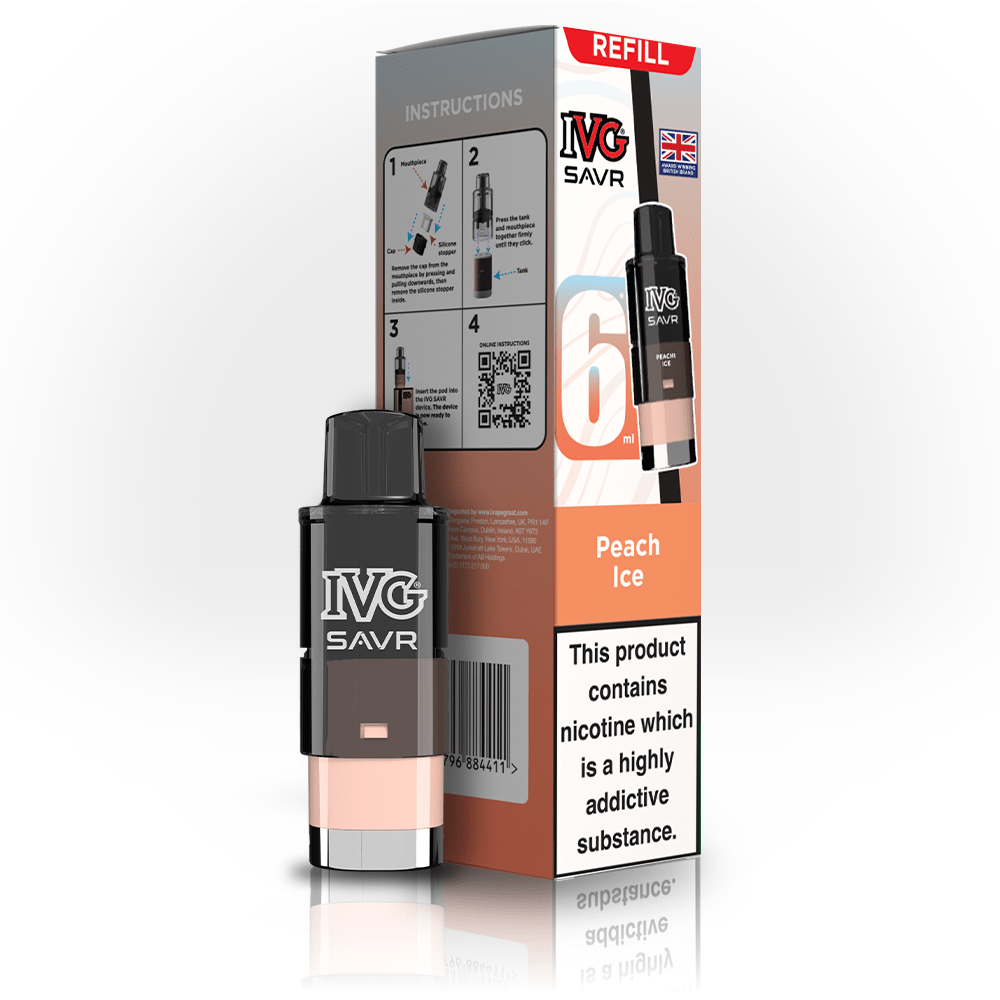 IVG SAVR Peach Ice Refill - EUK