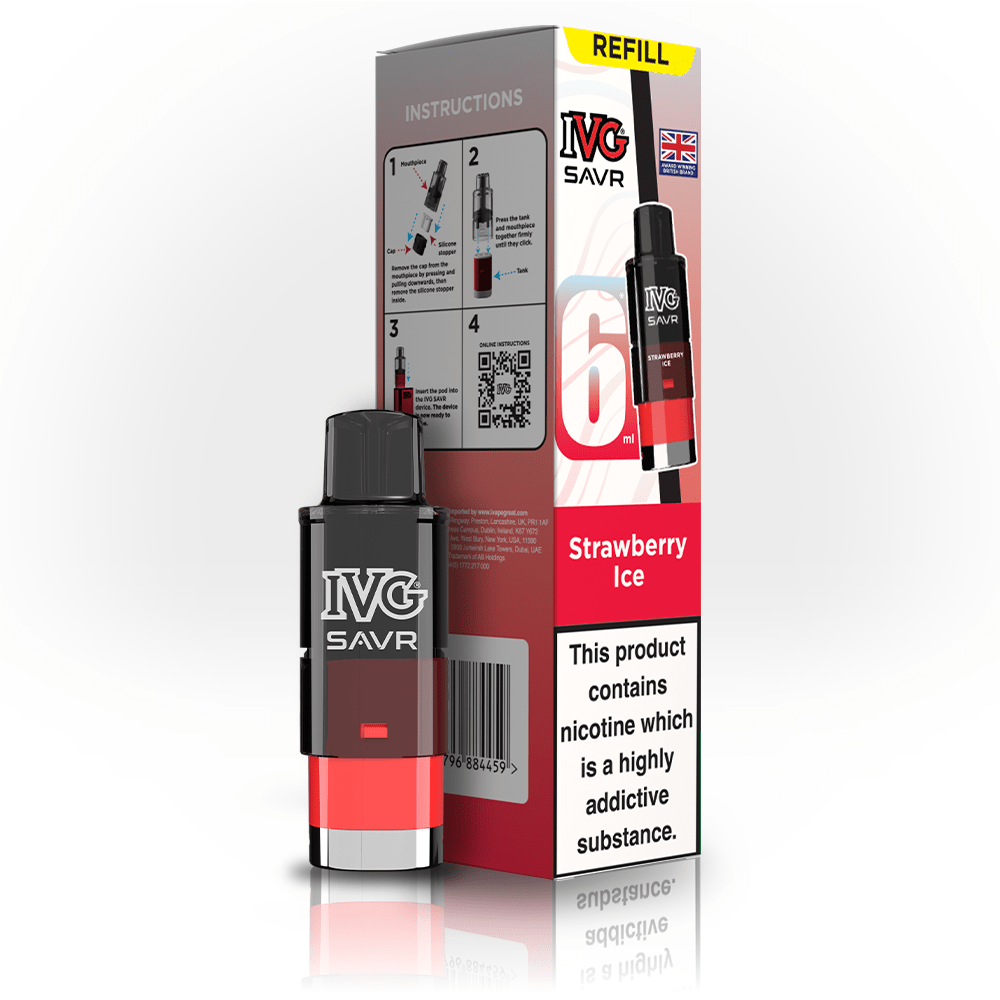IVG SAVR Strawberry Ice Refill
