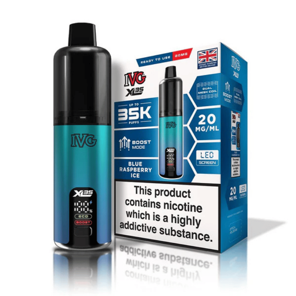 IVG XL 35K Prefilled Pod Kit Blue Raspberry Ice - EUK