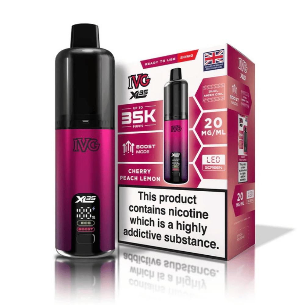 IVG XL 35K Prefilled Pod Kit Cherry Peach Lemon - EUK