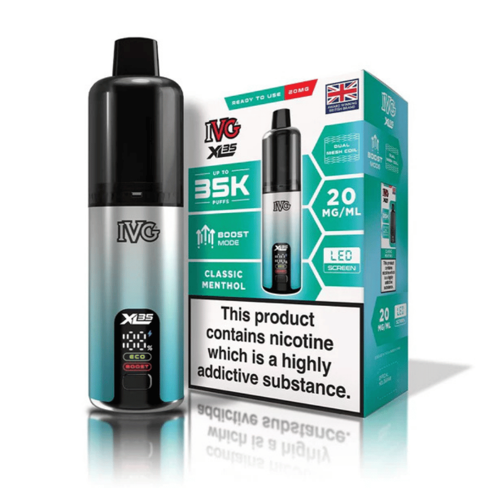 IVG XL 35K Prefilled Pod Kit Classic Menthol - EUK