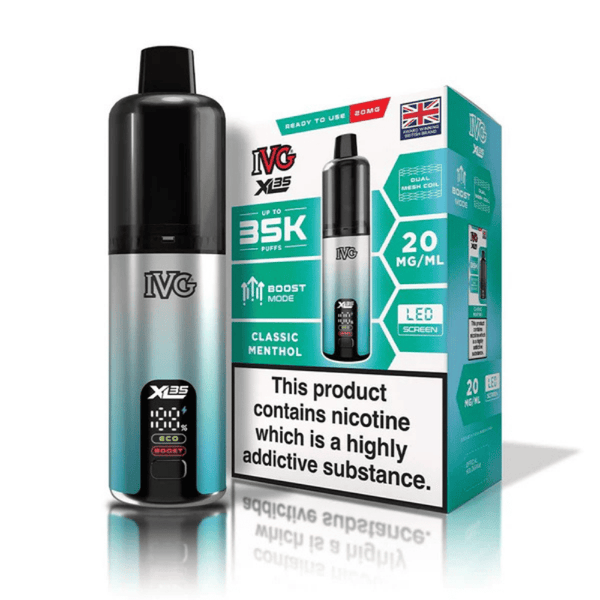 IVG XL 35K Prefilled Pod Kit Classic Menthol