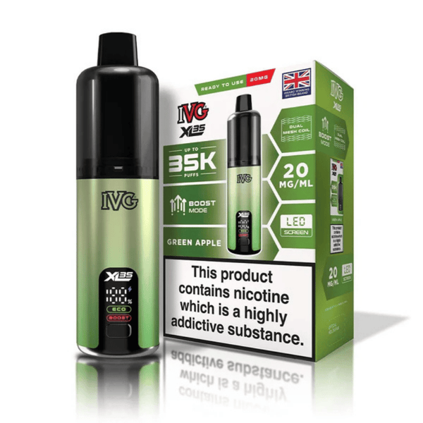 IVG XL 35K Prefilled Pod Kit Green Apple