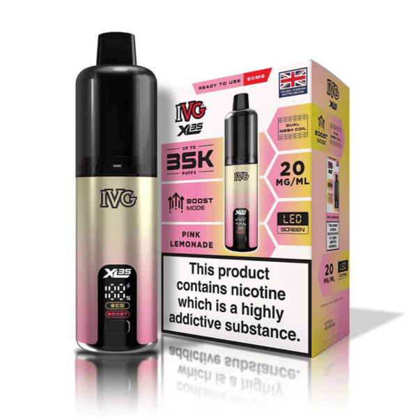 IVG XL 35K Prefilled Pod Kit Pink Lemonade