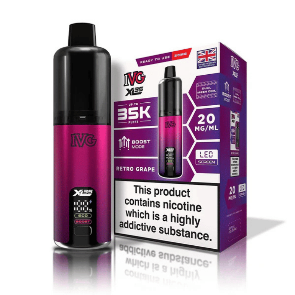 IVG XL 35K Prefilled Pod Kit Retro Grape - EUK