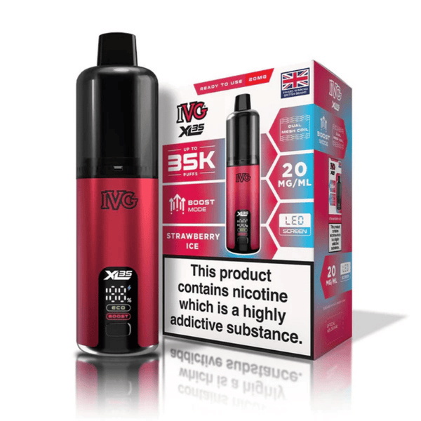 IVG XL 35K Prefilled Pod Kit Strawberry Ice