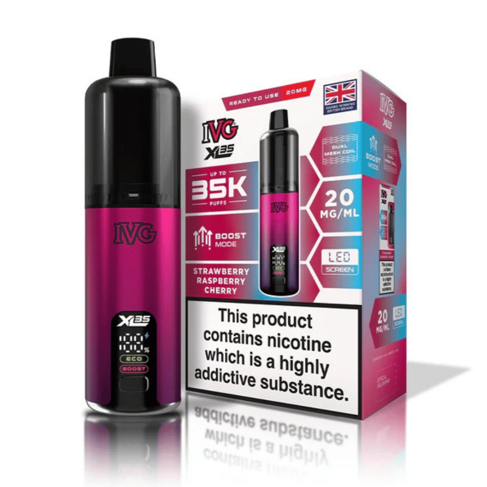 IVG XL 35K Prefilled Pod Kit Strawberry Raspberry Cherry - EUK