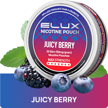 Juicy Berry Nicotine Pouches By Elux