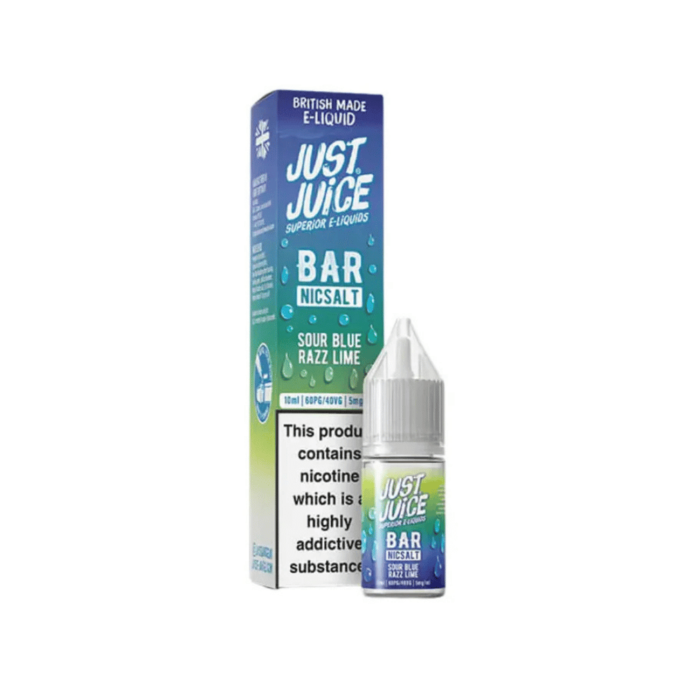 Just Juice Bar Salts Nic Salt E - Liquid Sour Blue Razz Lime - EUK