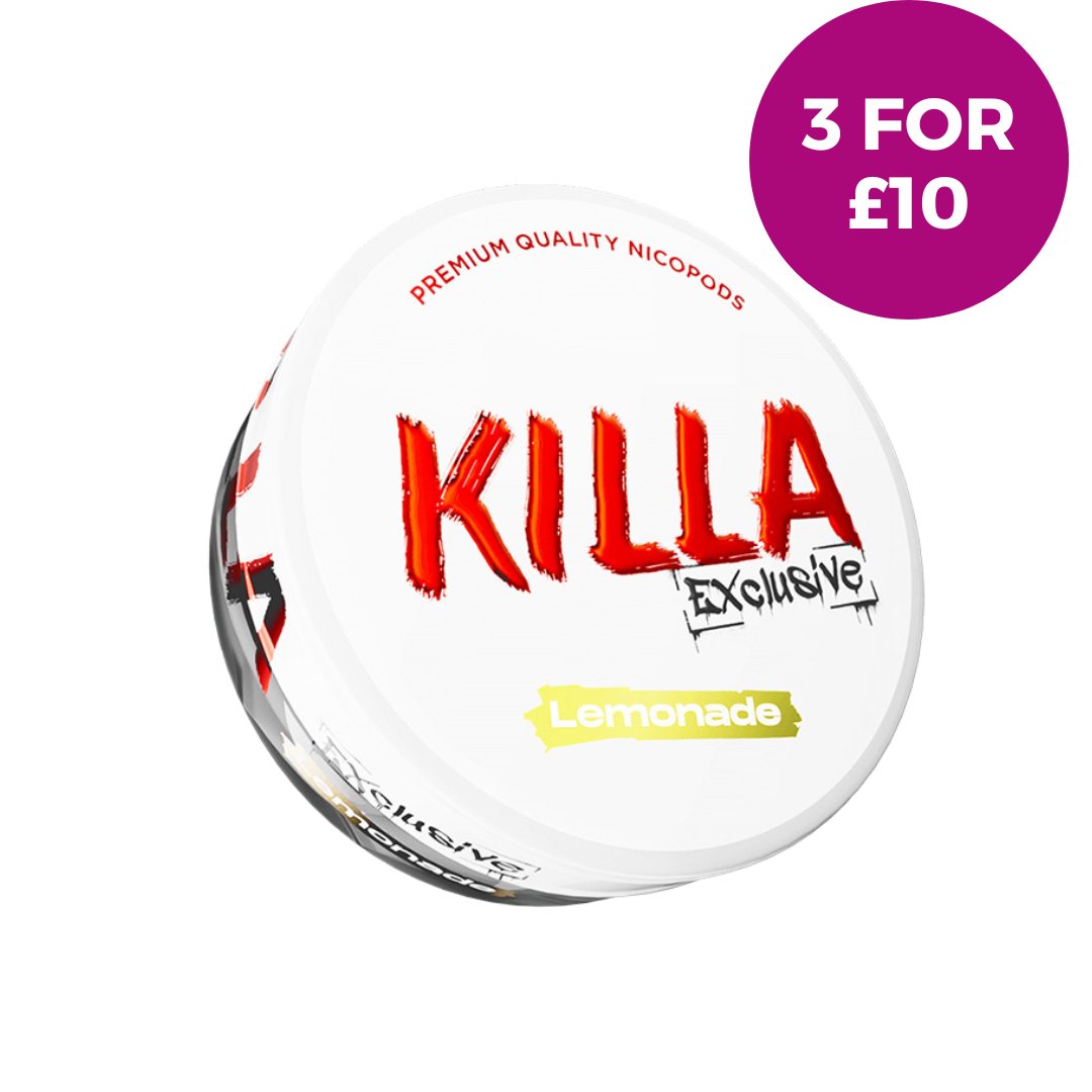 Killa Lemonade Nicotine Pouches - EUK