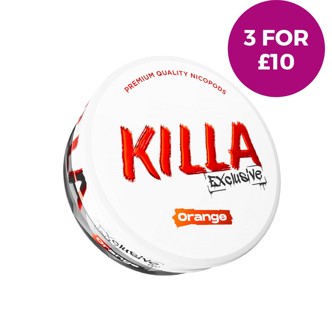 Killa Orange Nicotine Pouches - EUK