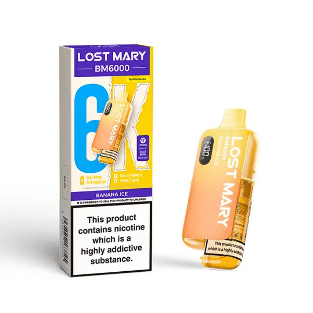 Lost Mary BM6000 Prefilled Pod Kit Banana Ice - EUK