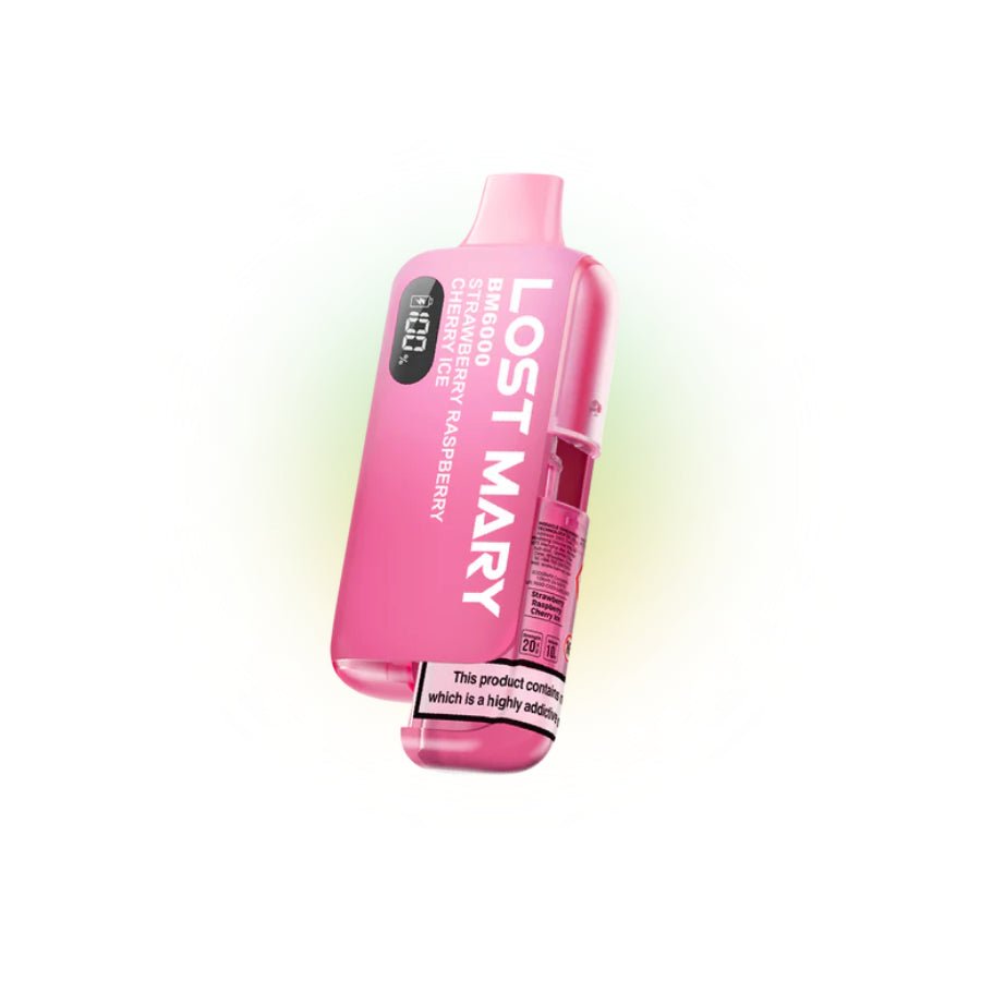 Lost Mary BM6000 Prefilled Pod Kit Strawberry Raspberry Cherry Ice - EUK