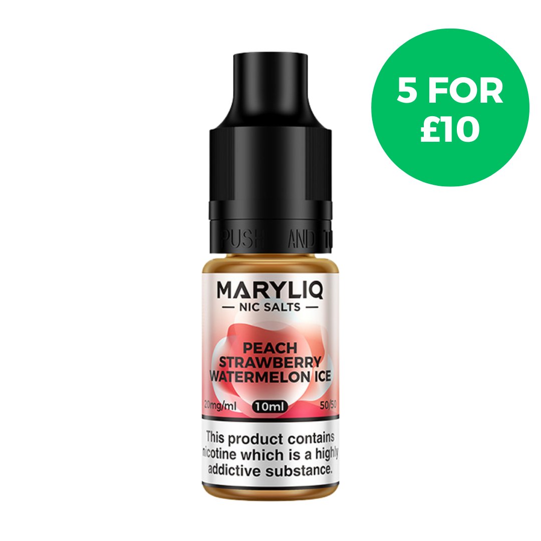 Lost Mary Maryliq Nic Salt Peach Strawberry Watermelon Ice - EUK