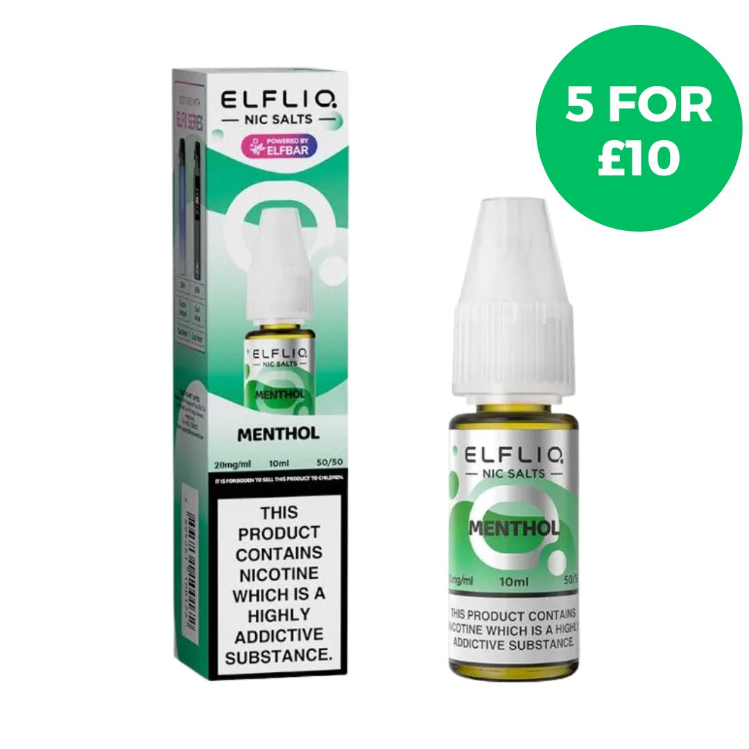 Menthol Elf Bar Elfliq Nic Salt E - Liquid - EUK