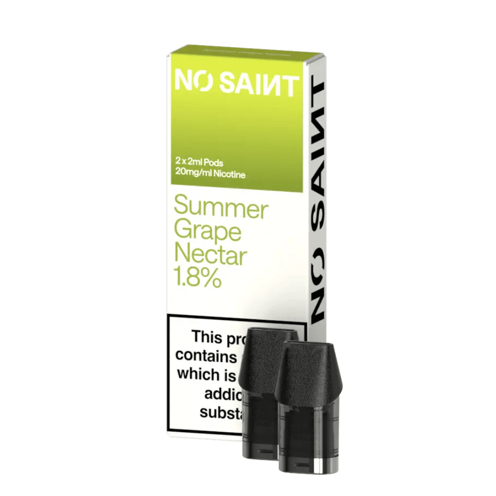 No Saint Prefilled Pods Summer Grape Nectar (2 Pack) - EUK